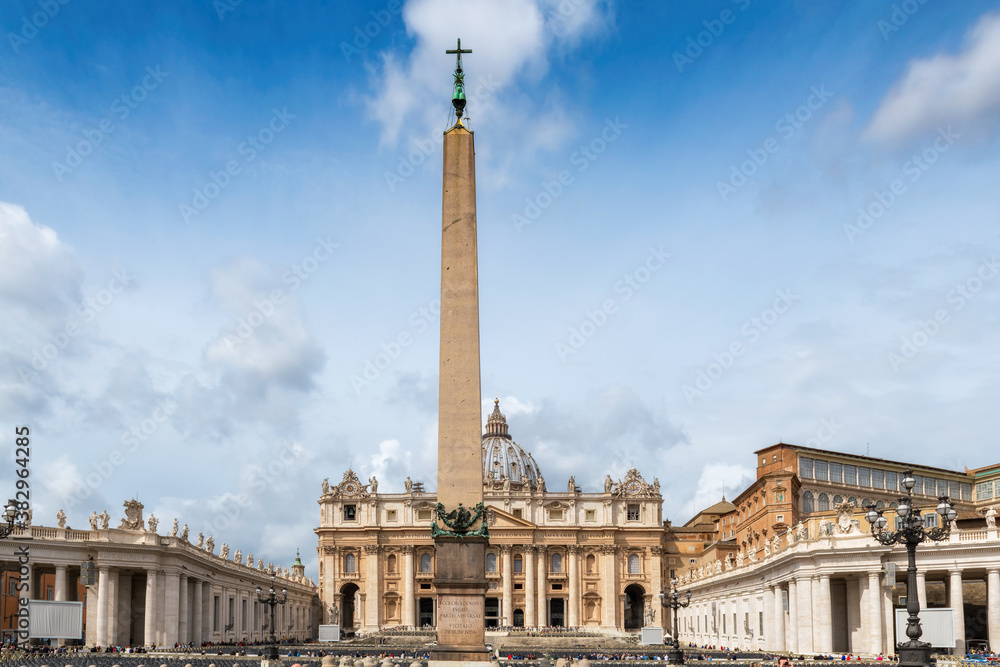 Saint Peter basilica in the Vatican City, Rome, Italy