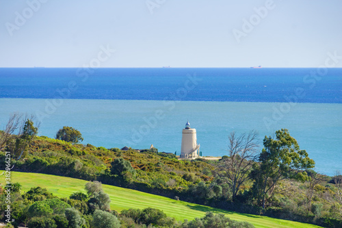 Carbonera lighthouse  Punta Mala  La Alcaidesa  Spain.