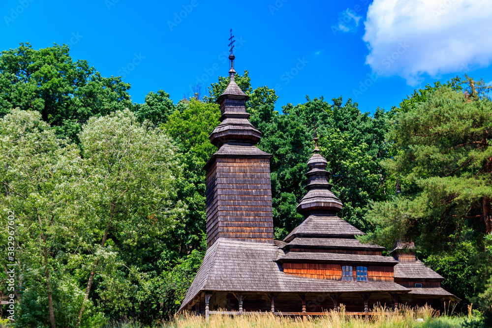 Intercession church in Pyrohiv (Pirogovo) village near Kiev, Ukraine Intercession church in Pyrohiv (Pirogovo) village near Kiev, Ukraine