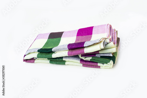 Wallpaper Mural Thai loincloth on white background, handicraft made in Thailand.OTOP Product. Torontodigital.ca