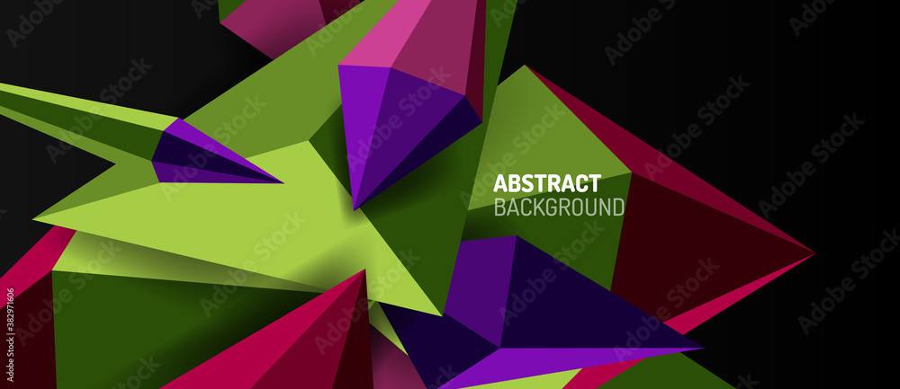 3d low poly abstract shape background vector illustration 3d low poly abstract shape background vector illustration