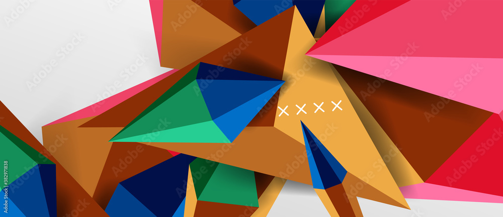 3d low poly abstract shape background vector illustration 3d low poly abstract shape background vector illustration