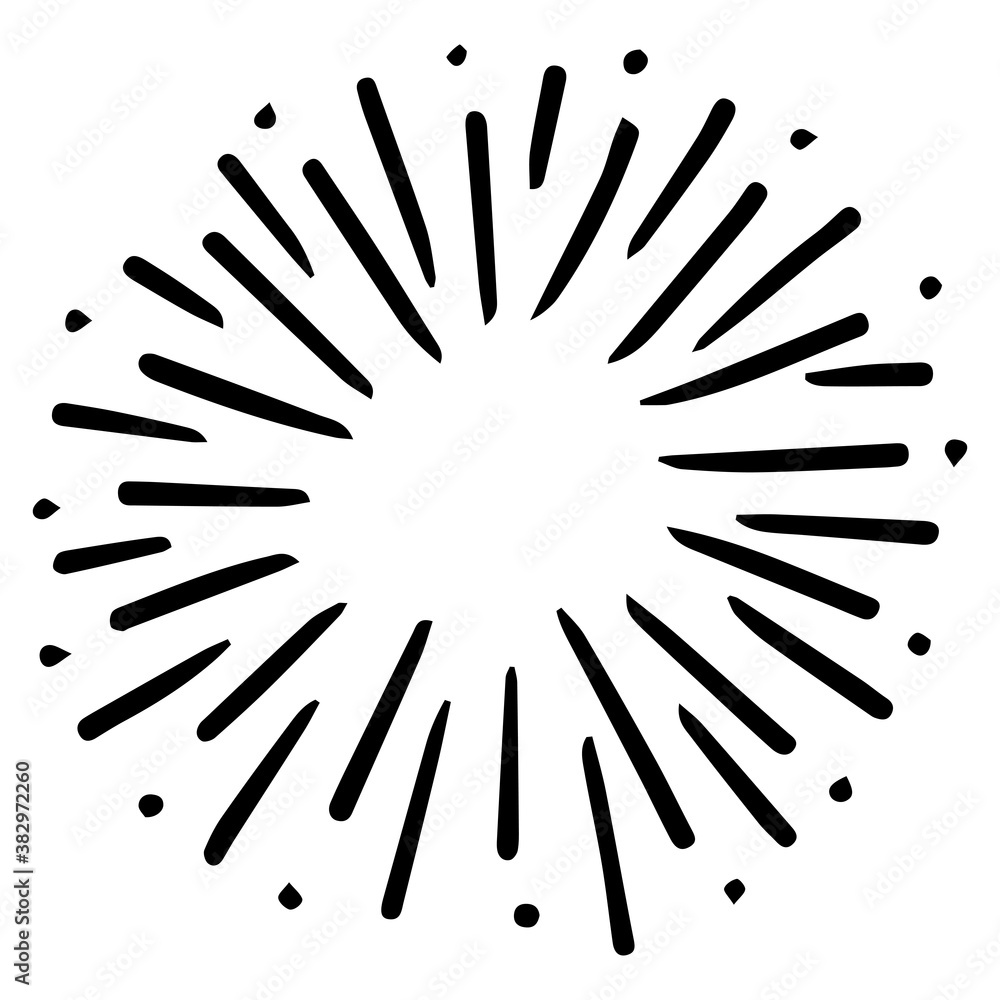 Starburst, sunburst element. Vector illustration Starburst, sunburst element. Vector illustration