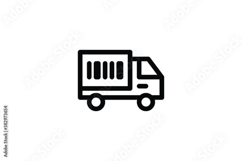 Logistic Outline Icon - Track Delivery