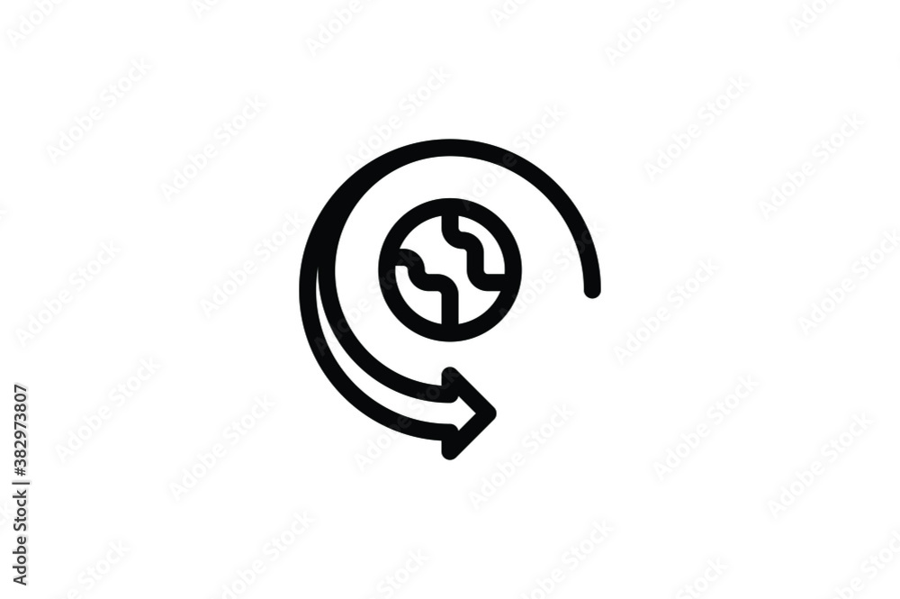 Logistic Outline Icon - Package Retun Logistic Outline Icon - Package Retun