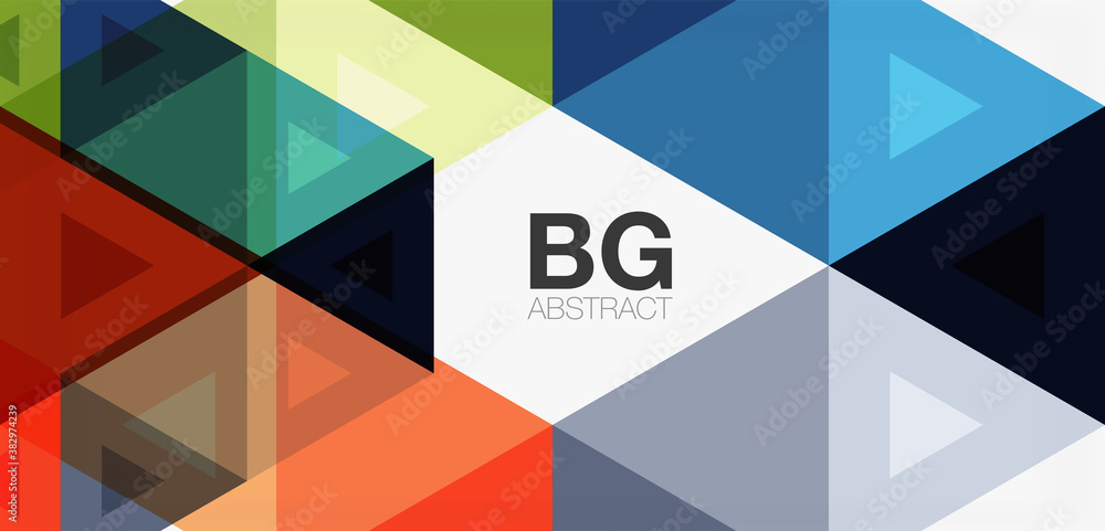 Mosaic triangle pattern abstract background for cover, banner, flyer and poster and other template Mosaic triangle pattern abstract background for cover, banner, flyer and poster and other template