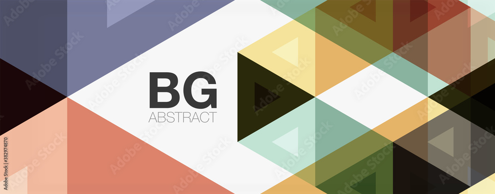 Mosaic triangle pattern abstract background for cover, banner, flyer and poster and other template Mosaic triangle pattern abstract background for cover, banner, flyer and poster and other template