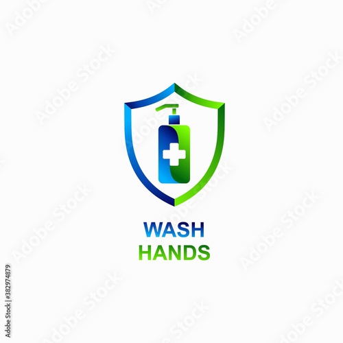 sanitation oil vector icon template