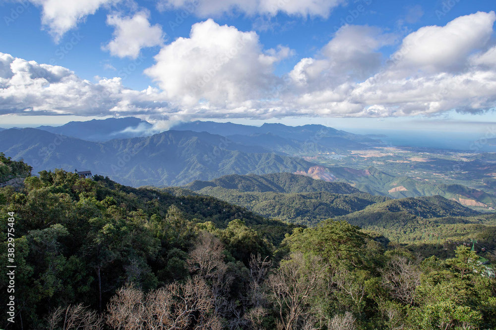 View from Bana Hill, Vietnam. The weather is cool and fresh. View from Bana Hill, Vietnam. The weather is cool and fresh.