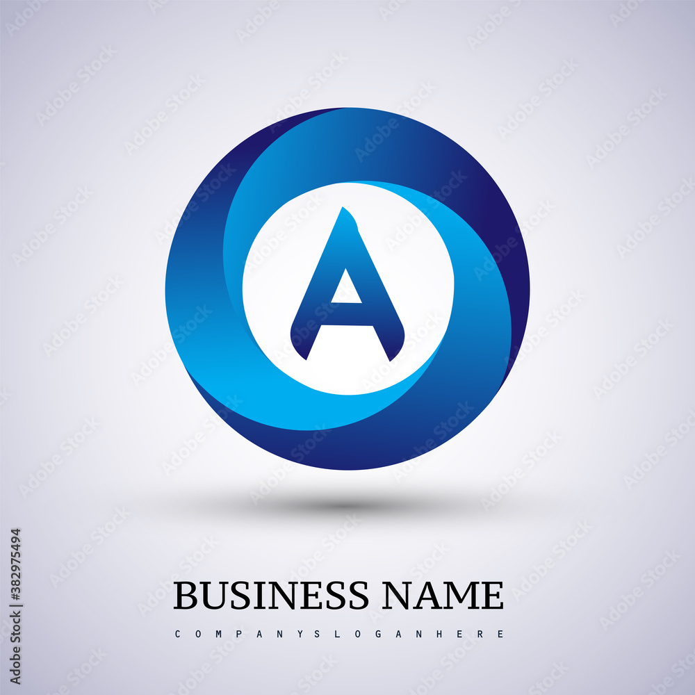 Letter A logo with colorful splash background, letter combination logo design for creative industry, web, business and company. Letter A logo with colorful splash background, letter combination logo design for creative industry, web, business and company.