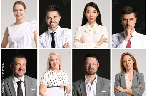 Collage of different busine...