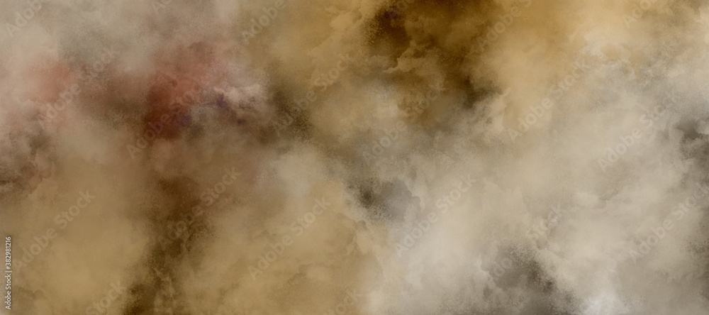 abstract brown clouds with dust