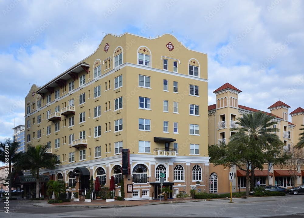 Naklejka premium Downtown St. Petersburg, Florida
