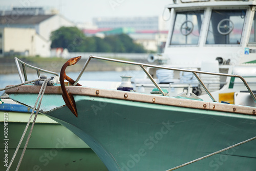 boat in the harbor © aozora