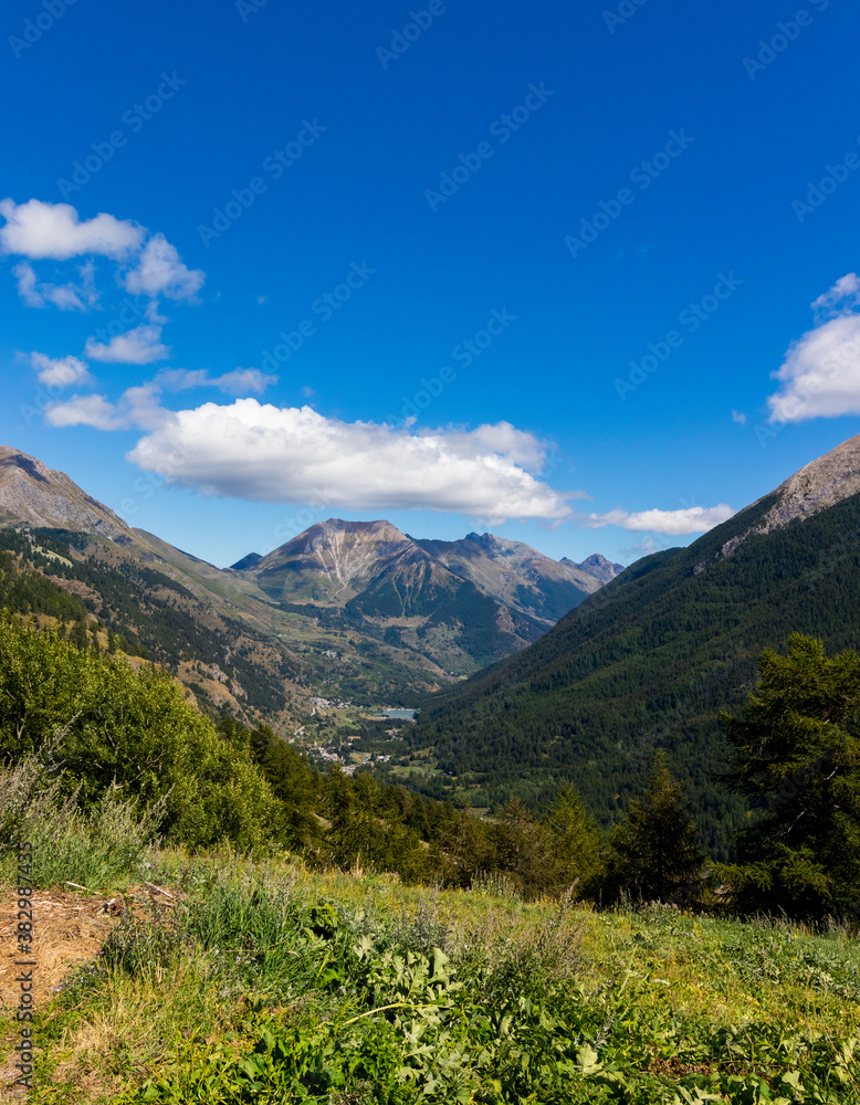 Obraz premium Mountain and meadows landscape 