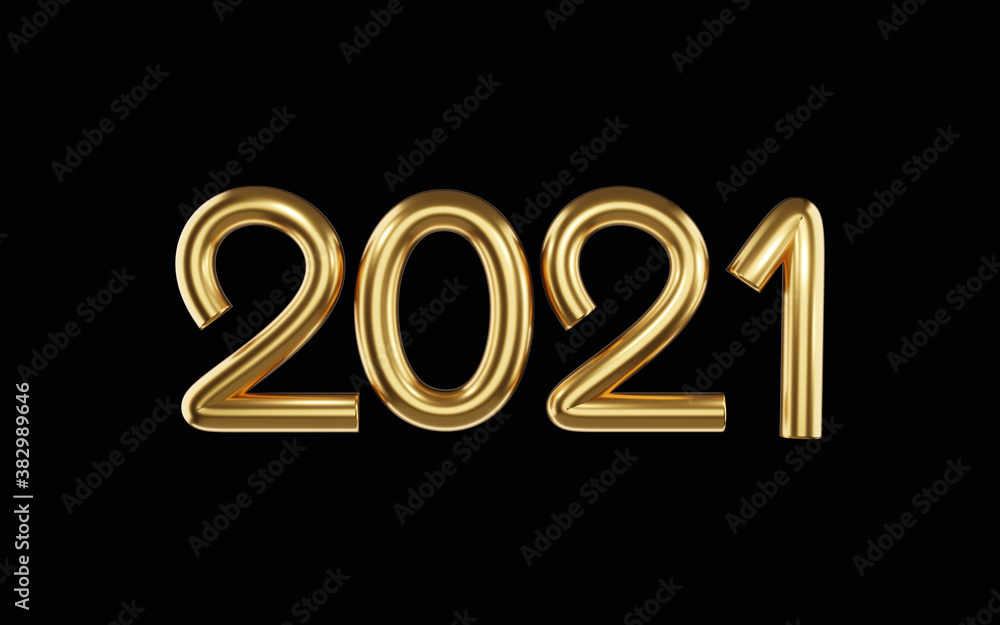 Volumetric Gold digits 2021 , the Symbol of the New Year isolated on a dark background. Template for cover, banner, greeting card in a simple, minimalistic style. 3d render. Volumetric Gold digits 2021 , the Symbol of the New Year isolated on a dark background. Template for cover, banner, greeting card in a simple, minimalistic style. 3d render.
