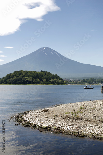 富士山と河口湖