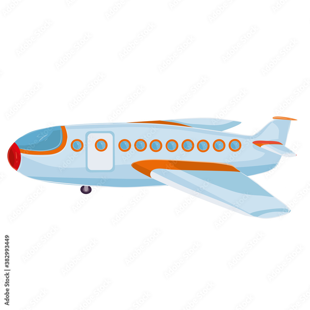 airplane, cartoon illustration, vector illustration, isolated object on white background, vector illustration, airplane, cartoon illustration, vector illustration, isolated object on white background, vector illustration,