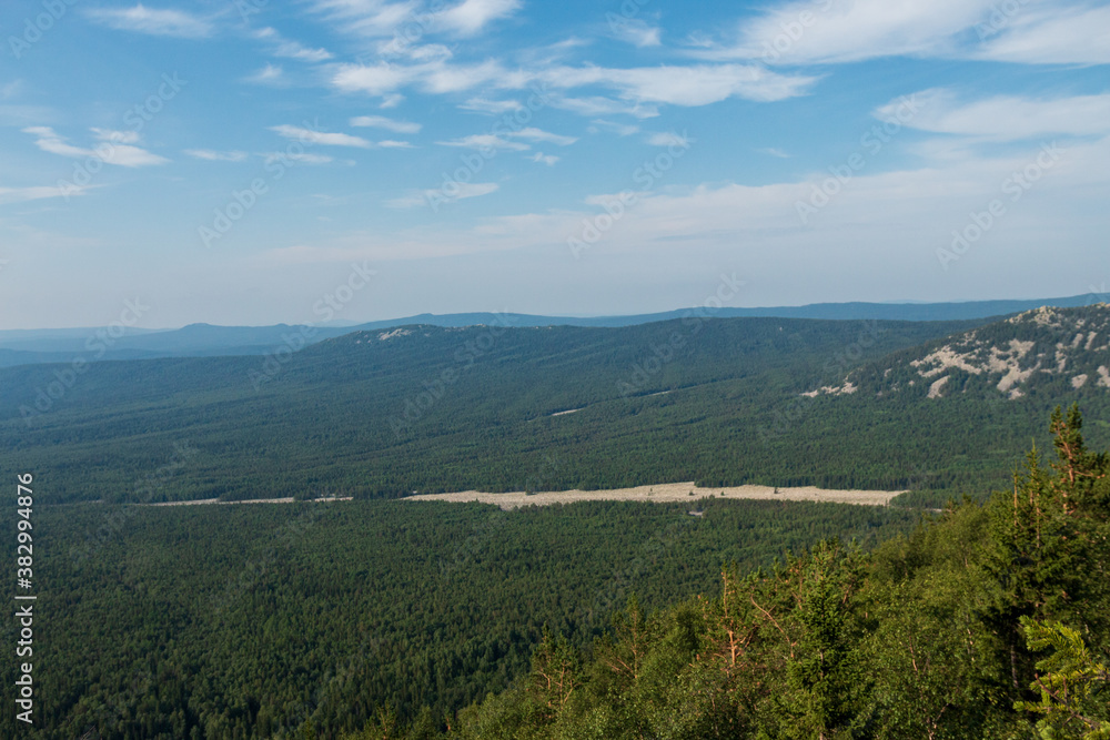 Naklejka premium mountain landscape