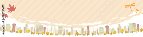 Townscape Autumn_sky wide
