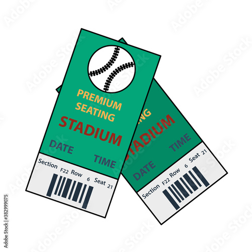 Baseball Tickets Icon