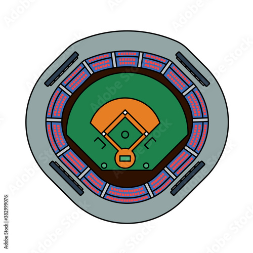 Baseball Stadium Icon