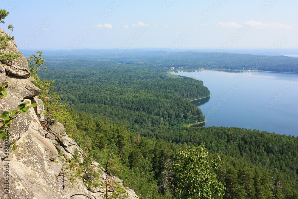 Lake Arakul - view from the mountain Lake Arakul - view from the mountain