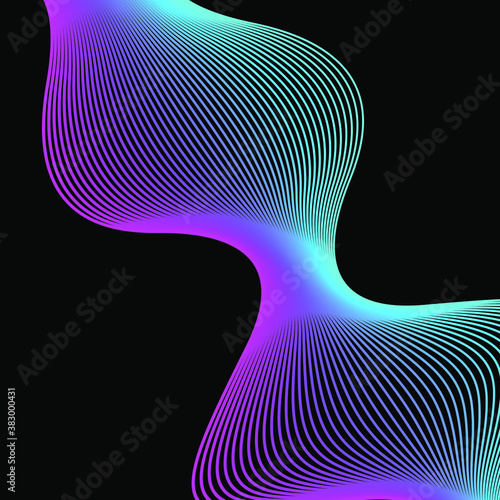 Seamless wavy stripes pattern. Abstract fashion purplle and white wave design. Geometric wave texture. Graphic styles for wallpaper, wrapping, fabric, backgrounds, apparel, other print production.