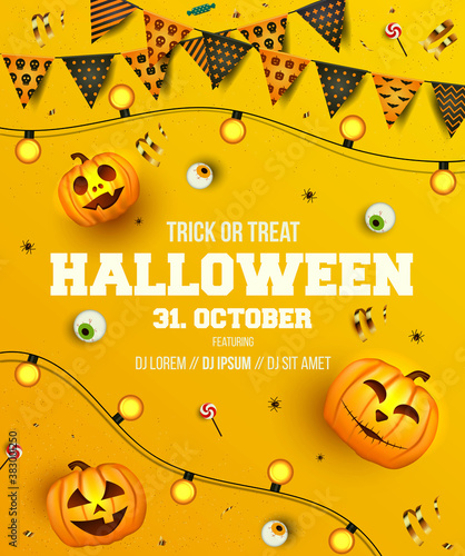 Halloween poster design