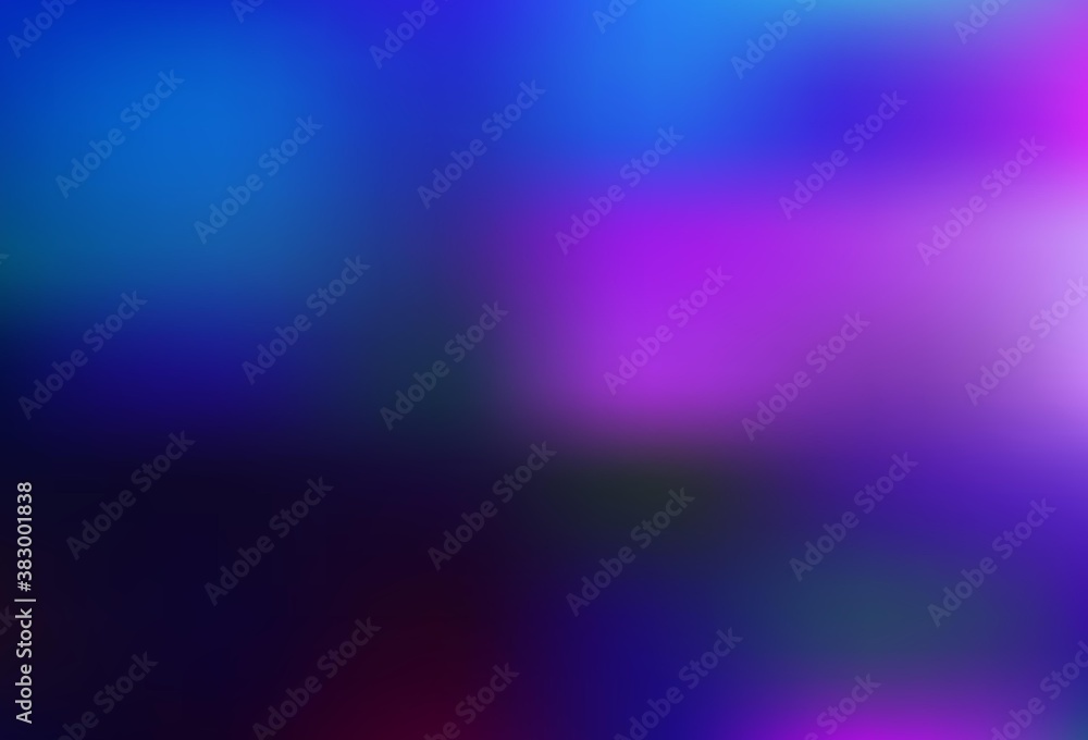 Light Pink, Blue vector glossy abstract layout.