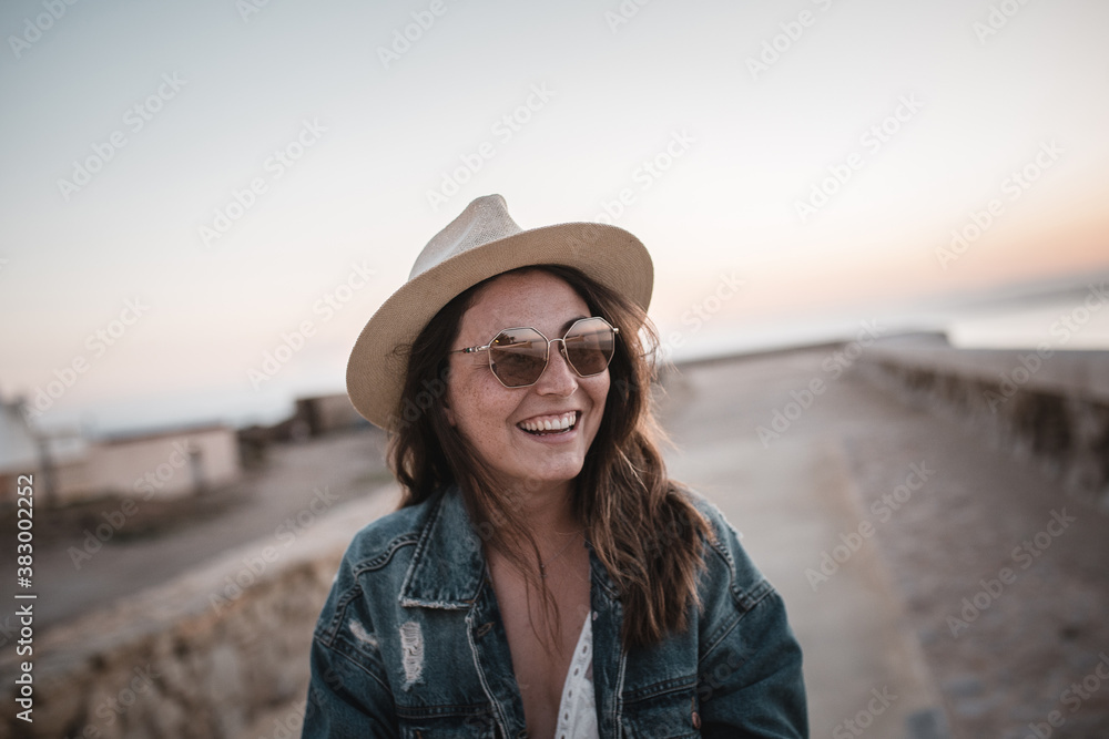 Girl In a Mediterranean Island Girl In a Mediterranean Island