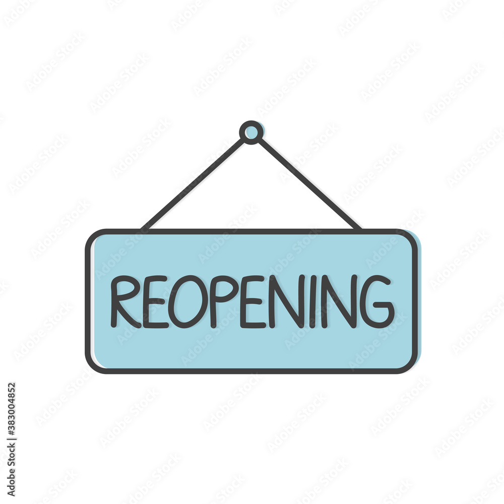 reopening, back to work, during coronavirus COVID-19 pandemic concept - vector illusactration reopening, back to work, during coronavirus COVID-19 pandemic concept - vector illusactration