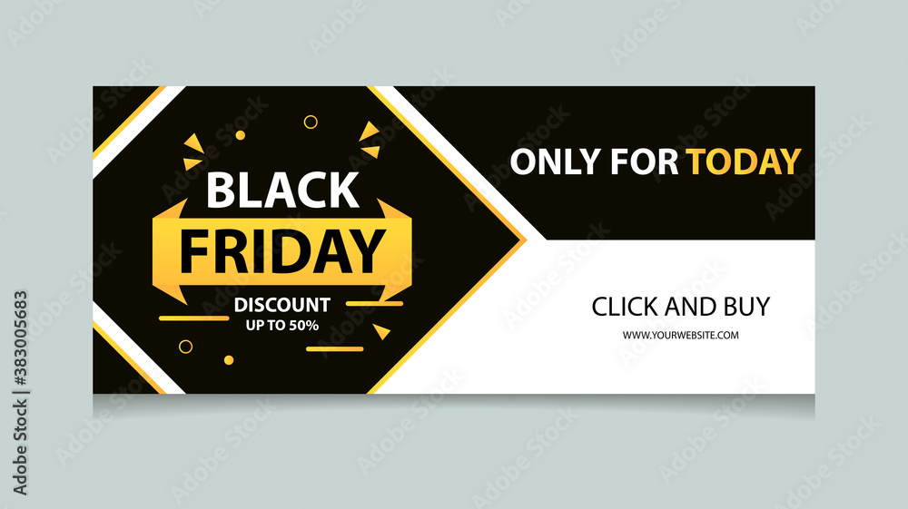 Black Friday sale banner template vector illustration Black Friday sale banner template vector illustration