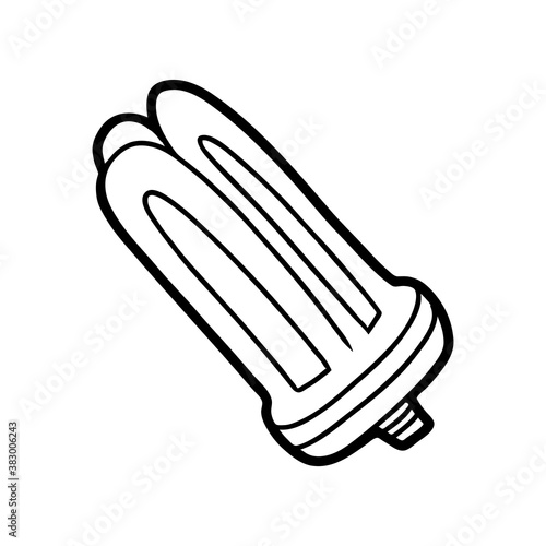 Coloring book, energy saving light bulb
