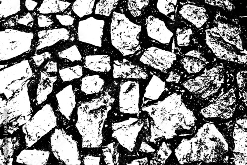 Texture mottled abstract vector black and white monochrome material background stone stone pattern cracked stone floor slate