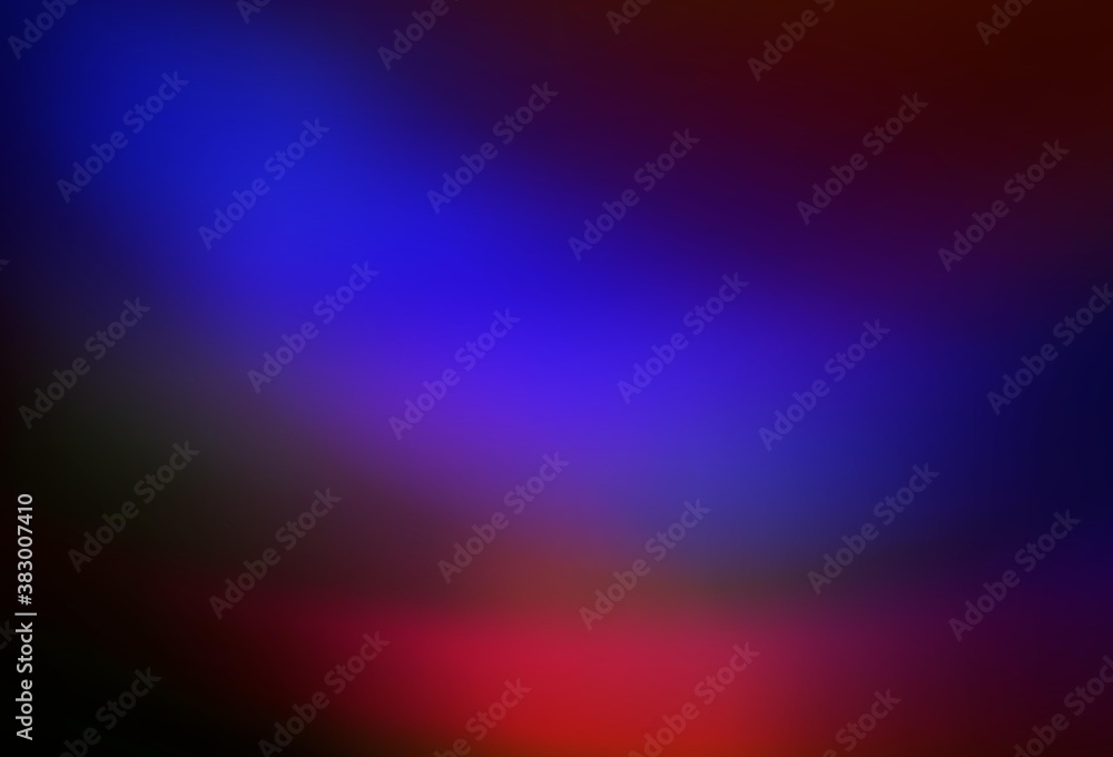 Obraz premium Dark Blue, Red vector abstract blurred background.
