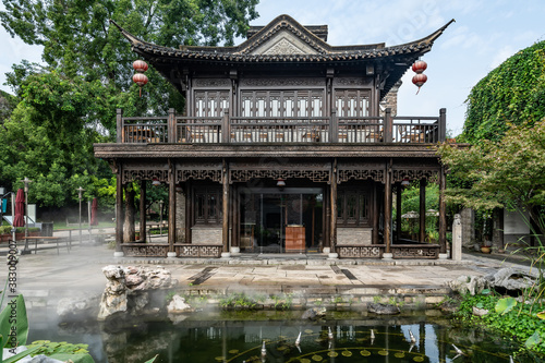 Ancient town buildings and streets in Nanjing, China