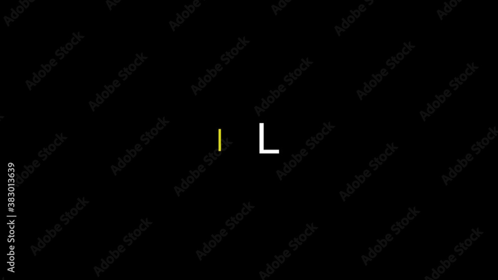 new normal text animation divided line. new normal text animation divided line.