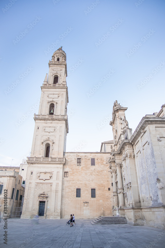Puglia Lecce Italy Baroque piazza