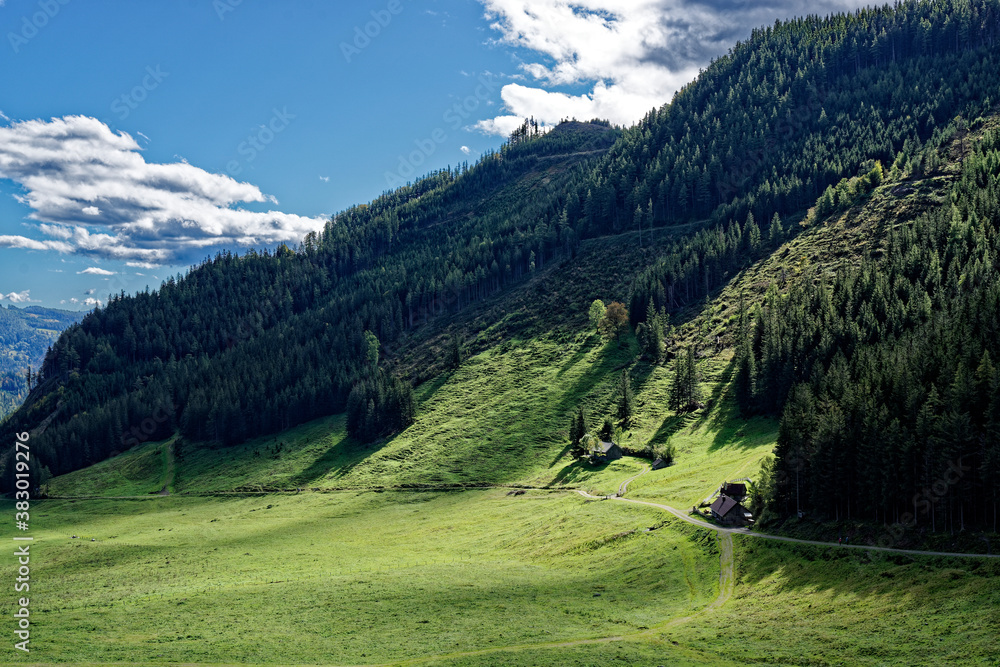 landscape in the the austrian alps