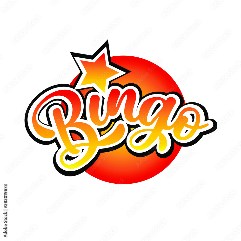 Fototapeta premium vector illustration of bingo 