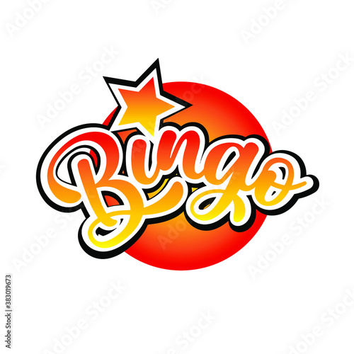 vector illustration of bingo	