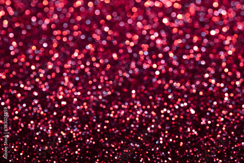 blured red glitter texture abstract background