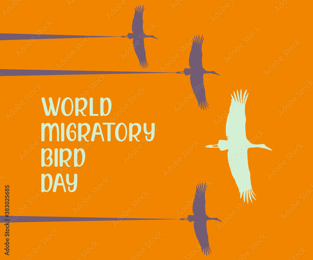 vector de ilustración para el concepto del día mundial de las aves ...