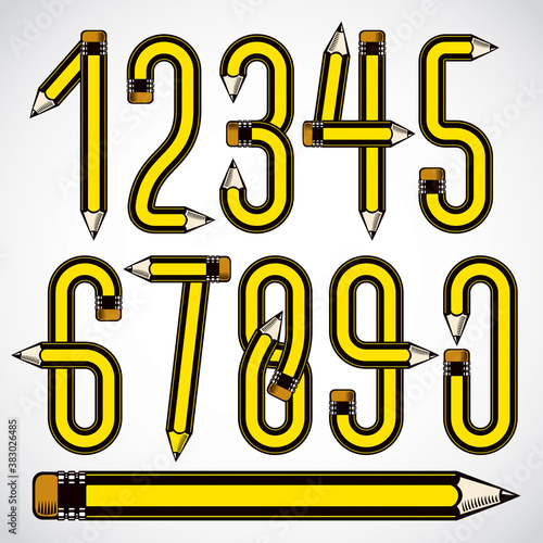 School theme, pencils desig...