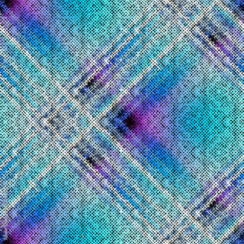 Seamless plaid pattern. Imitation of a texture of rough canvas. Vector image.