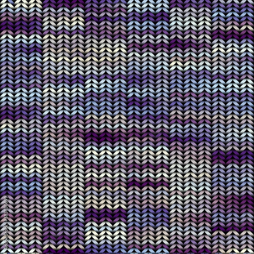Seamless background pattern. Imitation of Sweater knitting with melange effect.
