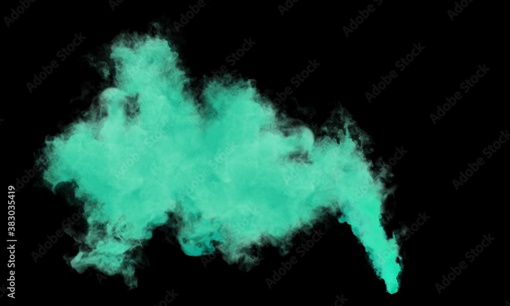 Colored smoke on a black background, easy to use material Colored smoke on a black background, easy to use material