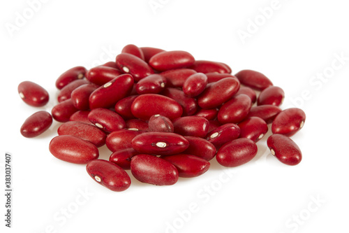 red beans isolated on white background