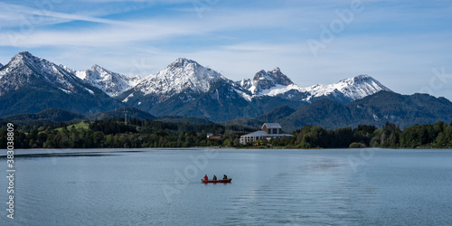 the view of Tegelberg from Forggensee September - 2020  photo